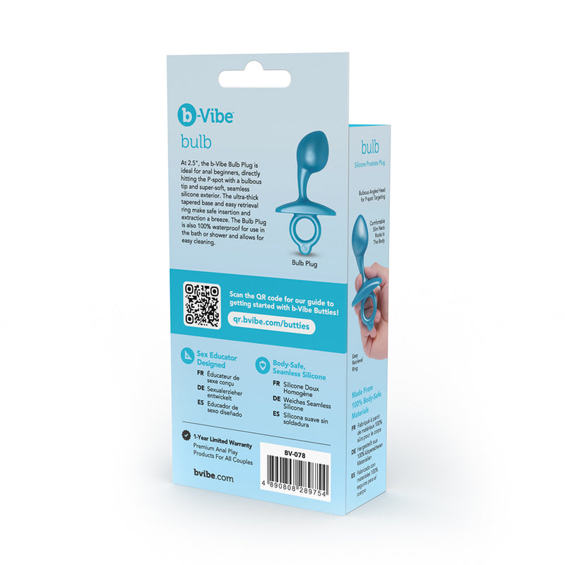 b-Vibe Butties Bulb Silicone Butt Plug