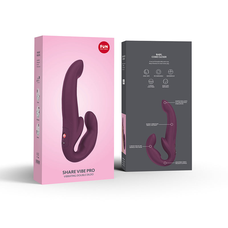 Fun Factory Share Vibe Pro Strapless Strap-on Dildo