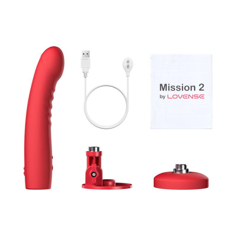 Lovense Mission 2 Vibrating Suction Cup Dildo